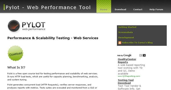 pylot 18 Website Speed and Performance Checking Tools