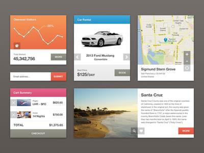 10 Free Flat UI Kits