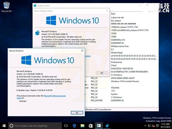Windows 10新版10568下载泄露：多图上手