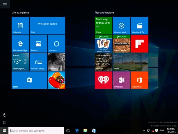 Windows 10 Build 10551多图曝光：有大福利