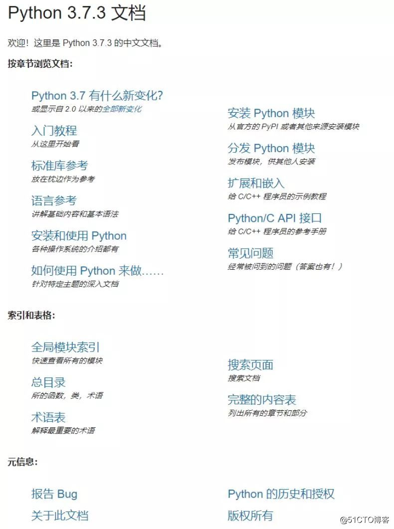 Python用不好 官方中文文档来啦 Wx60f930d18a1cf的技术博客 51cto博客