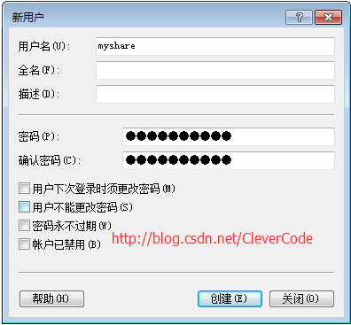 Centos中mount命令掛載windows7共享文件夾_新建用戶_02