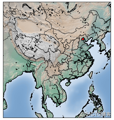 python工具——basemap使用二绘制中国地图_浮点型_04