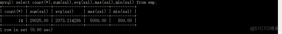 MySQL（六）—— 分组函数（多行处理函数）_数据库_23