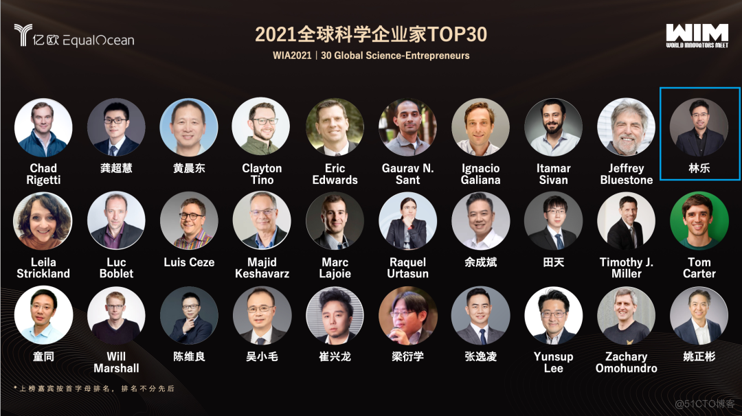 零数科技CEO林乐博士获选“2021全球科学企业家TOP30”_区块链