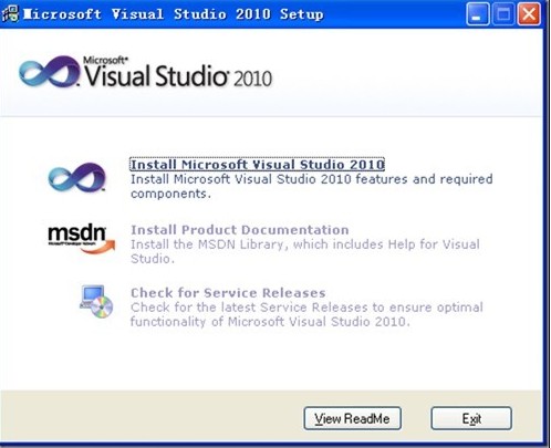 Visual Studio 2010 Setup