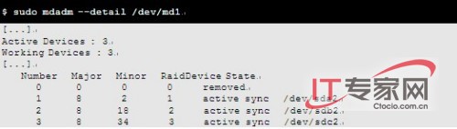 ubuntu server：RAID 10 的故障处理