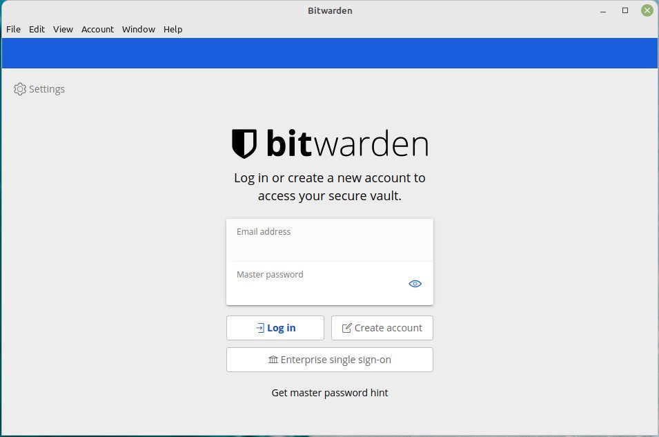 Bitwarden Password Manager desktop client