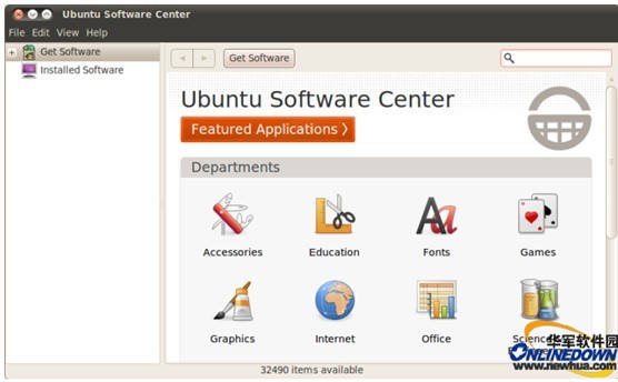 Ubuntu软件中心的此前界面