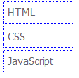 CSS+DIV排版技术之纵向排列