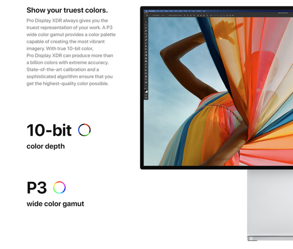 在使用MacOS的苹果设备中，P3为标准色域