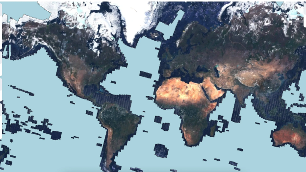 人工智能助力卫星地图提升清晰度，展示全球可再生能源项目和森林覆盖率