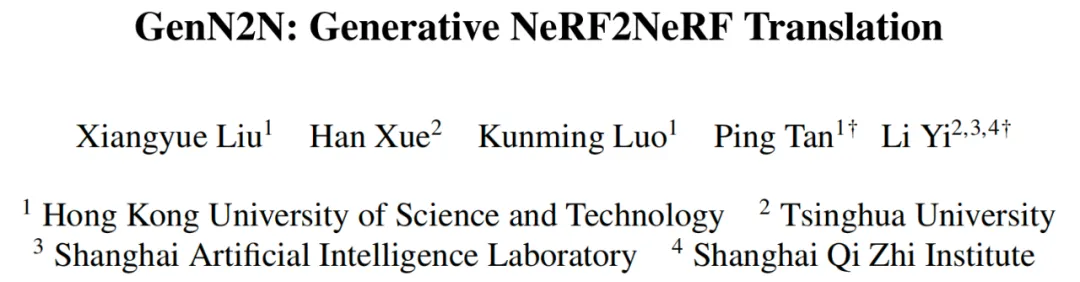 CVPR 2024高分论文：全新生成式编辑框架GenN2N，统一NeRF转换任务-AI.x社区