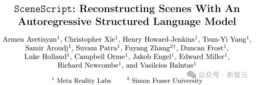 Transformer解码真实场景！Meta推出70M参数SceneScript模型-AI.x社区