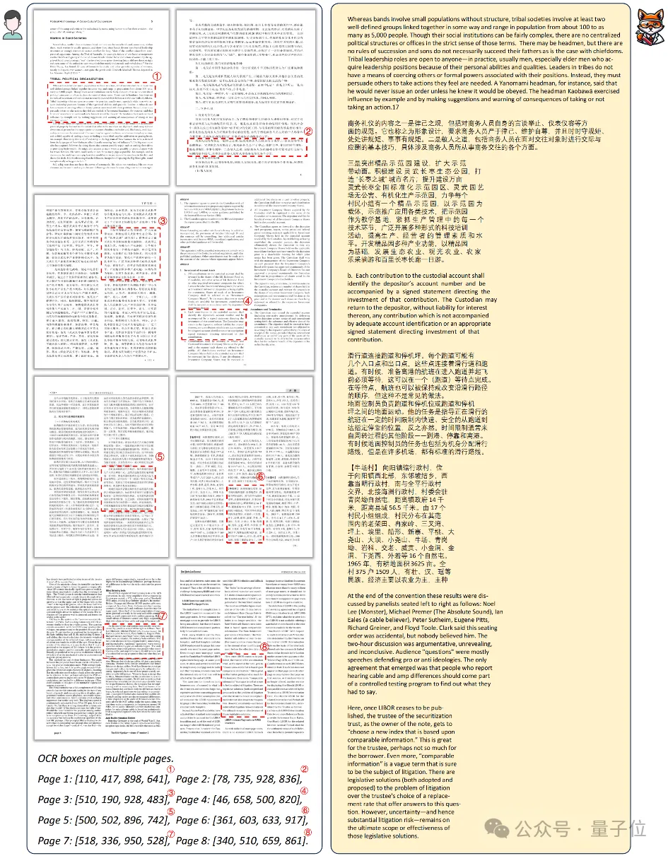 AI读论文新神器：多栏密集文字、中英图文混排文档都能读的多模态大模型Fox-AI.x社区