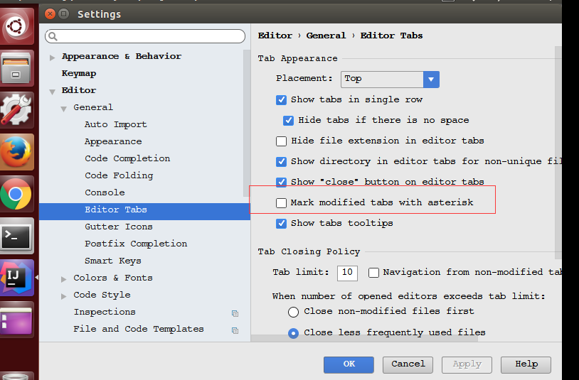 ubuntu下 Intellij IDEA菜单栏中文乱码和常用设置_常用设置_11